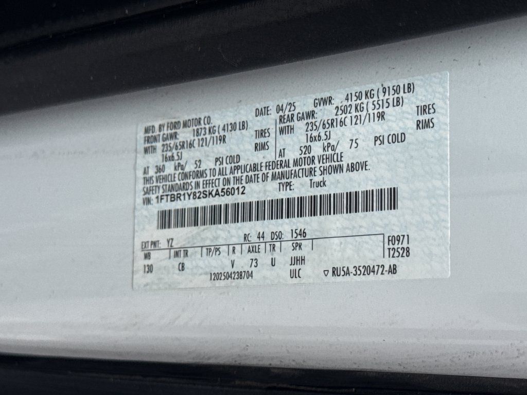 Used 2025 Ford Transit 250 Low Roof w/ Exterior Upgrade Package RWD image 28