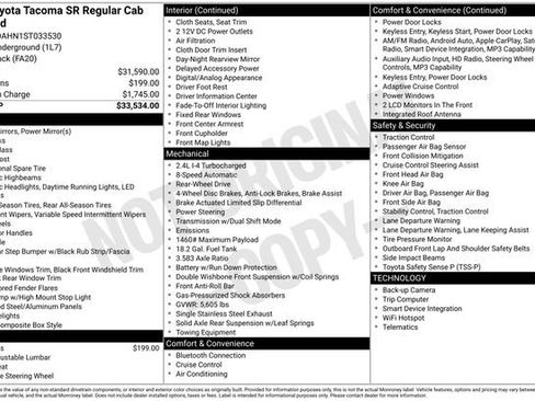 Used 2025 Toyota Tacoma SR RWD image 12