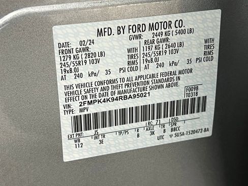 Used 2024 Ford Edge Titanium AWD/4WD image 36