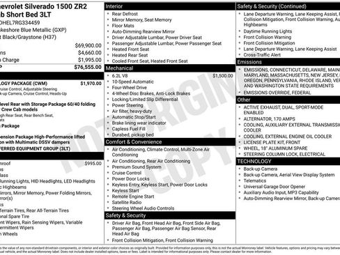 Used 2024 Chevrolet Silverado 1500 ZR2 w/ Technology Package image 40