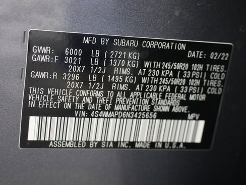 Used 2022 Subaru Ascent Limited w/ Technology Package image 32