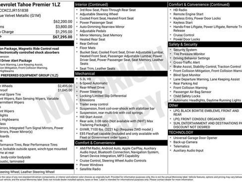 Used 2018 Chevrolet Tahoe Premier image 14