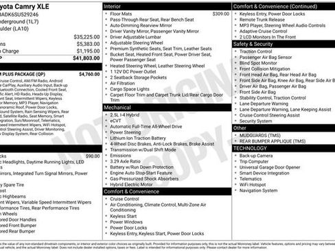 Used 2025 Toyota Camry XLE w/ Premium Plus Package image 31