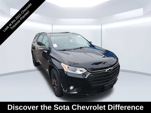 Used 2021 Chevrolet Traverse Premier w/ Redline Edition AWD/4WD image 1