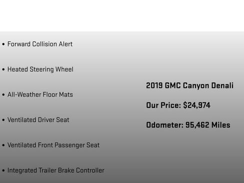 Used 2019 GMC Canyon Denali AWD/4WD image 36