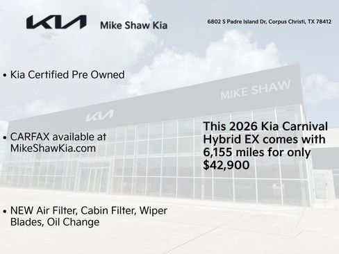 Used 2026 Kia Carnival EX FWD image 3