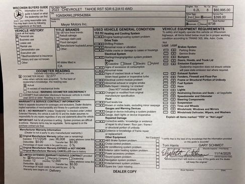 Used 2023 Chevrolet Tahoe RST w/ RST Performance Edition image 34