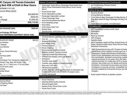 Used 2019 GMC Canyon All Terrain w/ Trailering Package