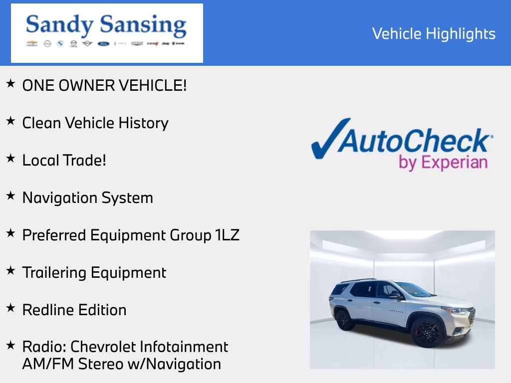 Used 2019 Chevrolet Traverse Premier w/ Redline Edition AWD/4WD image 8