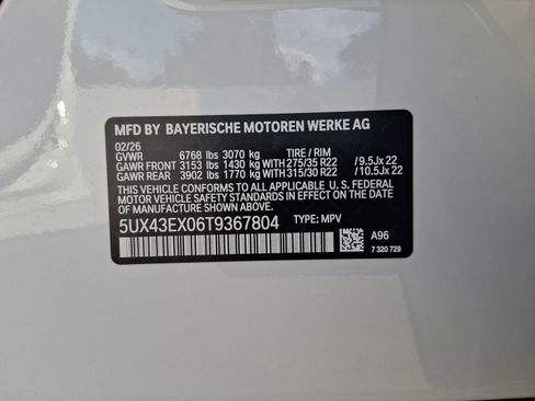 New 2026 BMW X6 M60i image 20