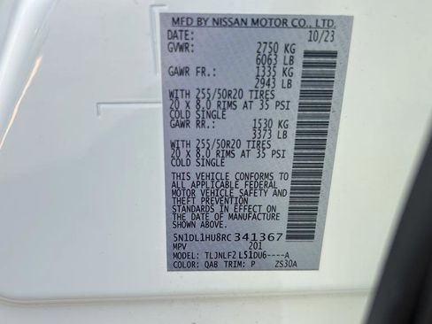 Used 2024 INFINITI QX60 Autograph w/ Cargo Package AWD/4WD image 37