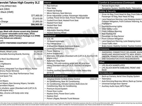 Used 2023 Chevrolet Tahoe High Country image 13