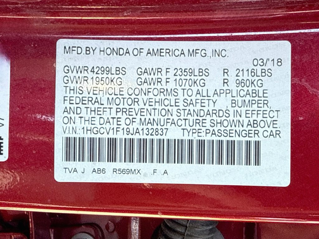 Used 2018 Honda Accord LX image 11