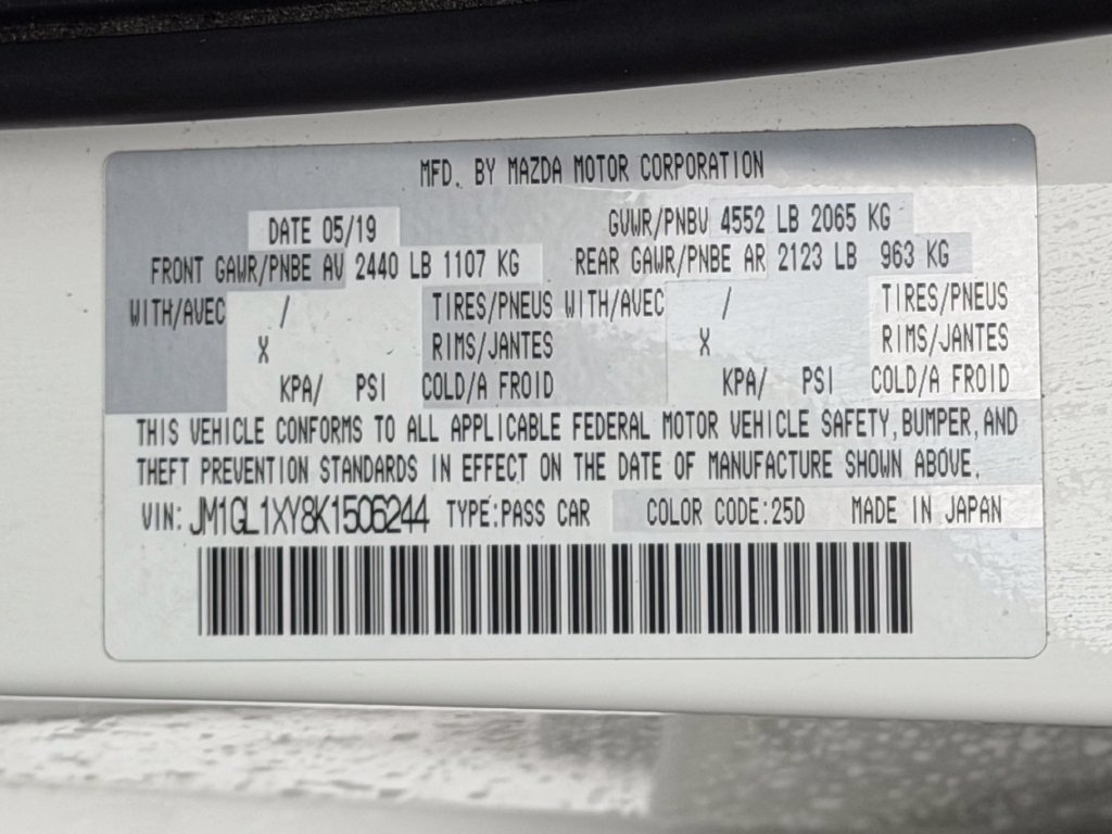 Used 2019 MAZDA MAZDA6 Signature FWD image 29