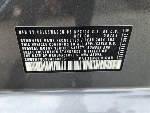 New 2026 Volkswagen Jetta S image 10