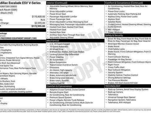 Certified 2025 Cadillac Escalade ESV V AWD/4WD image 7