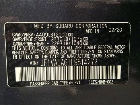 Used 2020 Subaru WRX w/ Popular Package #3 (IZT) AWD/4WD image 25