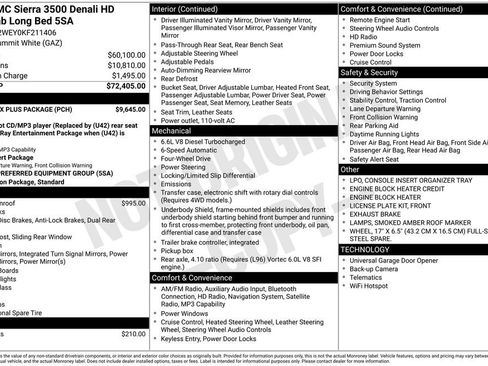 Used 2019 GMC Sierra 3500 Denali w/ Duramax Plus Package image 13