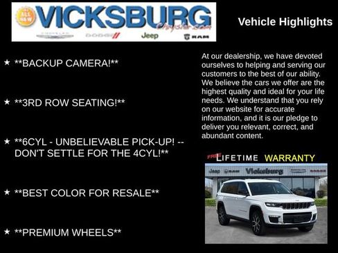 Used 2023 Jeep Grand Cherokee L Limited AWD/4WD image 7
