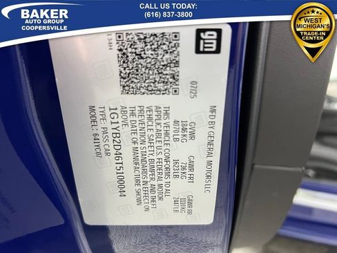 New 2026 Chevrolet Corvette Stingray Preferred Cpe w/ Z51 Performance Package image 31