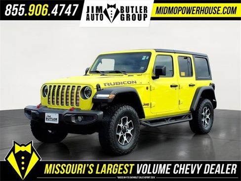 Used 2023 Jeep Wrangler Unlimited Rubicon w/ LED Lighting Group image 1