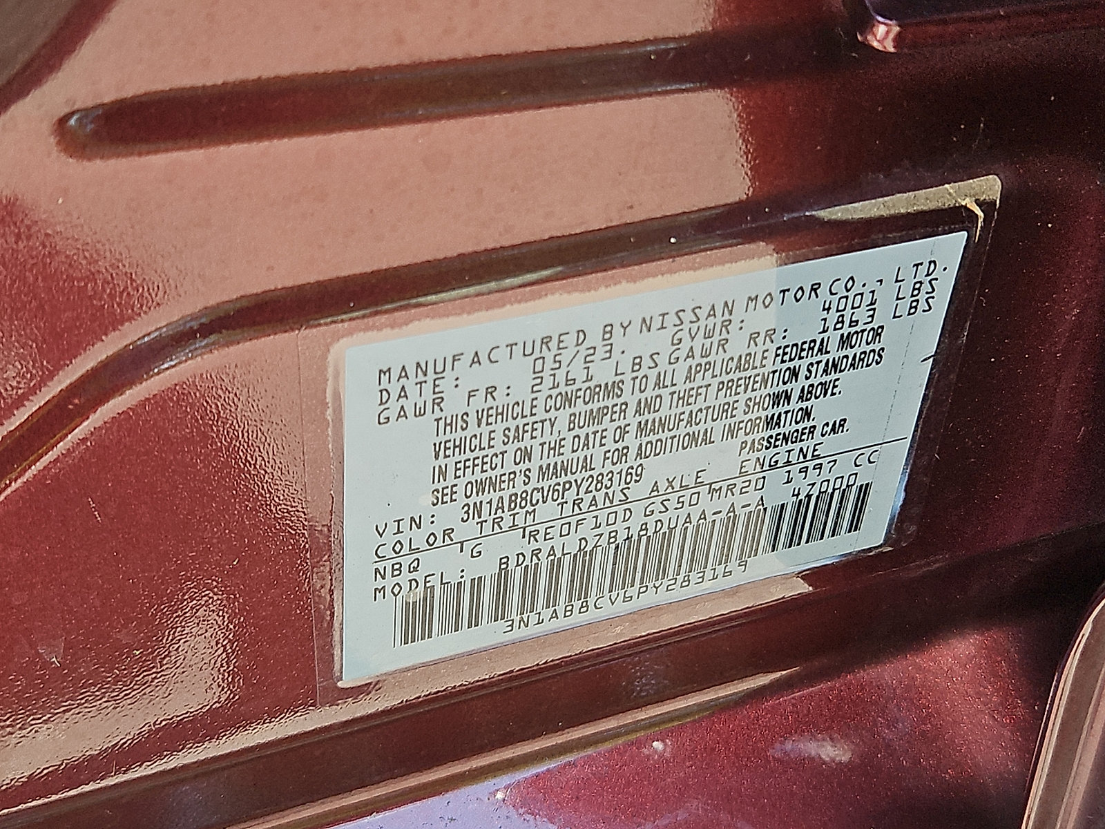 Certified 2023 Nissan Sentra SV w/ All-Weather Package FWD image 26