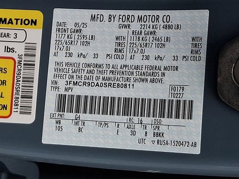Certified 2025 Ford Bronco Sport Badlands AWD/4WD image 28