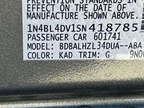 New 2025 Nissan Altima 2.5 SV image 31