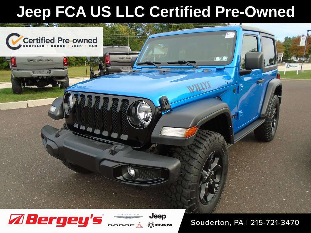 Certified 2021 Jeep Wrangler Sport AWD/4WD image 1