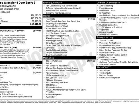 New 2025 Jeep Wrangler Sport S image 32