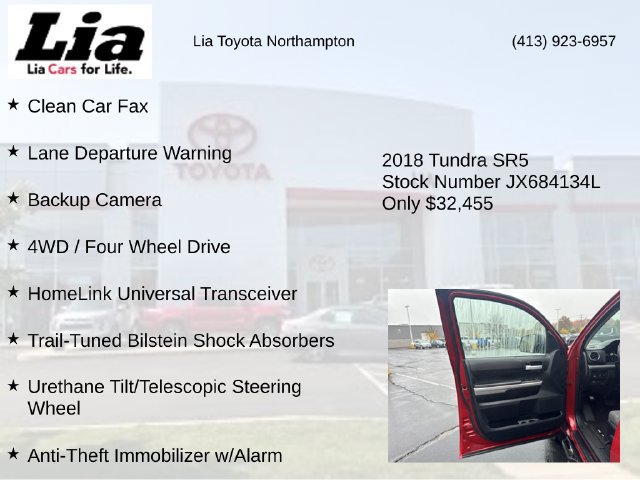 Used 2018 Toyota Tundra SR5 w/ TRD Off Road Package AWD/4WD image 21