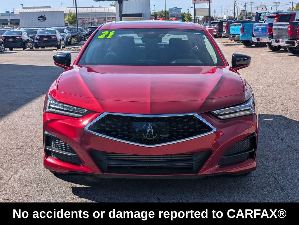 Used 2021 Acura TLX w/ Technology Package AWD/4WD image 2