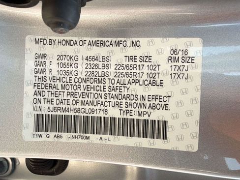 Used 2016 Honda CR-V EX image 20