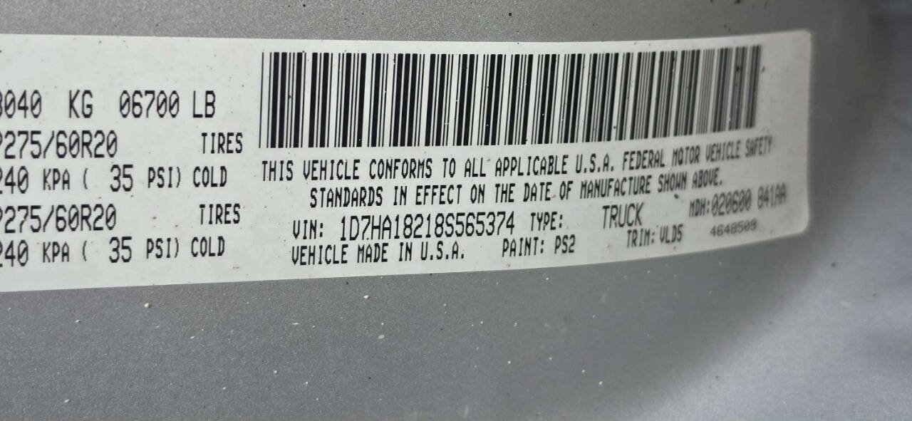 Used 2008 Dodge Ram 1500 Truck Laramie w/ Trailer Tow Group RWD image 11