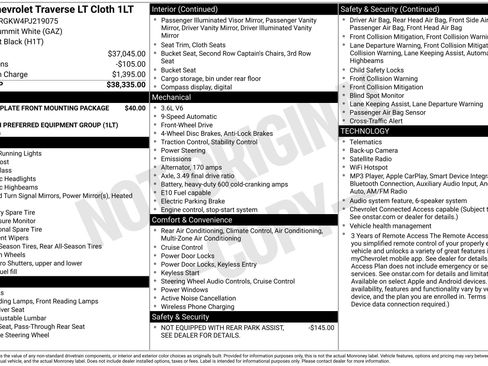 Used 2023 Chevrolet Traverse LT FWD image 2