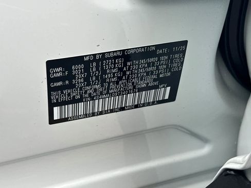 New 2026 Subaru Ascent Bronze Edition image 25