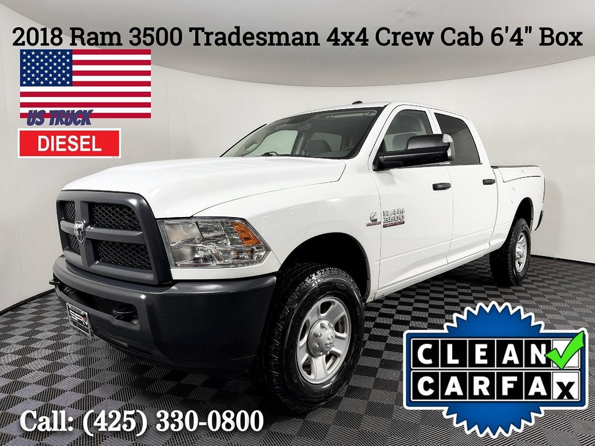 Used 2018 RAM 3500 Tradesman w/ Popular Equipment Group AWD/4WD image 1