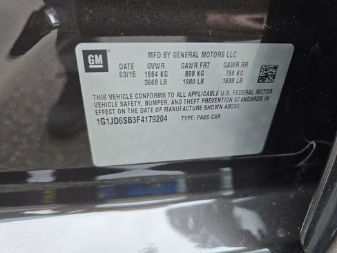 Used 2015 Chevrolet Sonic LT w/ Fun and Sun Package image 33