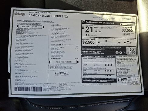 New 2025 Jeep Grand Cherokee L Limited image 20