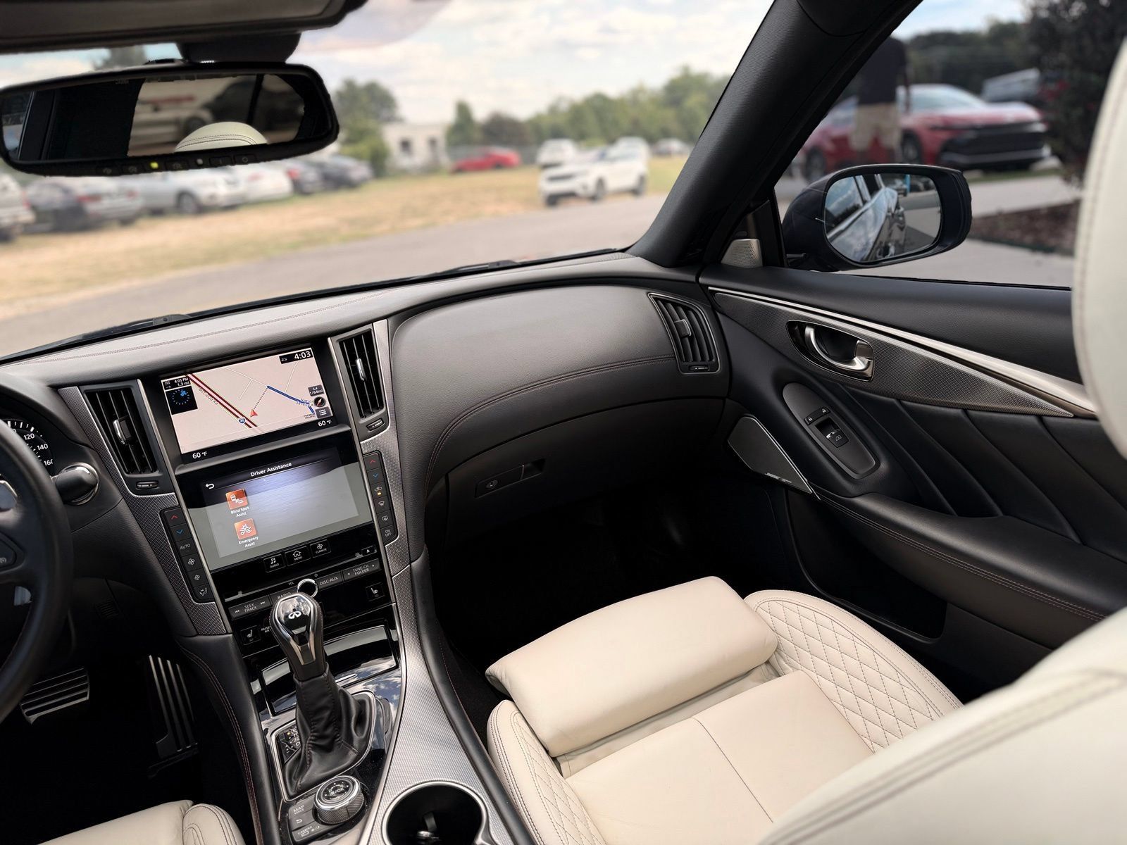 Used 2020 INFINITI Q50 Red Sport 400 w/ Cargo Package RWD image 41