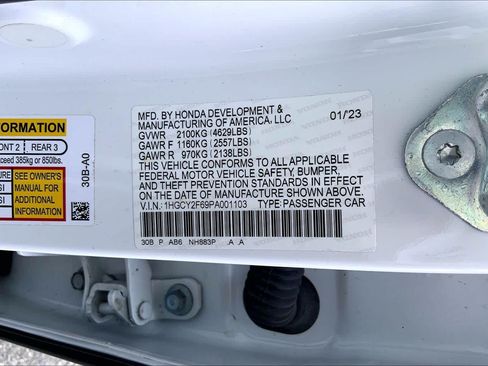 Certified 2023 Honda Accord EX-L image 34