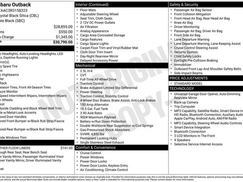 Certified 2024 Subaru Outback AWD/4WD image 34