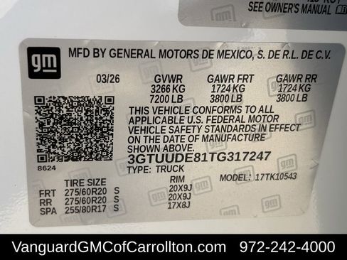 New 2026 GMC Sierra 1500 SLT AWD/4WD image 27