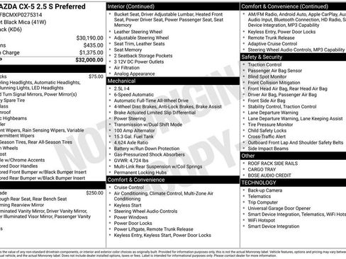 Used 2023 MAZDA CX-5 AWD 2.5 S w/ Preferred Package image 38