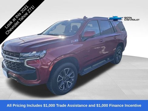 Used 2021 Chevrolet Tahoe Z71 w/ Z71 Signature Package image 1
