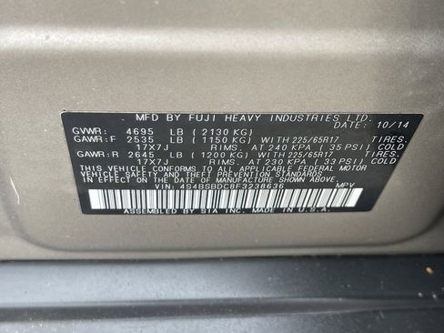 Used 2015 Subaru Outback 2.5i Premium AWD/4WD image 32