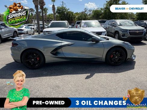 Used 2023 Chevrolet Corvette Stingray Premium Cpe w/ Engine Appearance Package RWD image 8