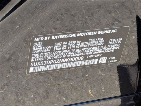 Used 2022 BMW X3 xDrive30i w/ M Sport Package 2 AWD/4WD image 27