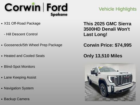 Used 2025 GMC Sierra 3500 Denali image 6