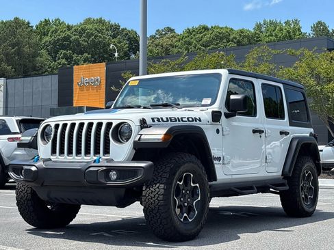 Used 2023 Jeep Wrangler Unlimited Rubicon 4xe w/ Cold Weather Group AWD/4WD image 1